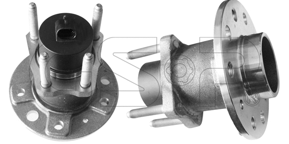 9400118 GSP Комплект подшипника ступицы колеса (фото 1)