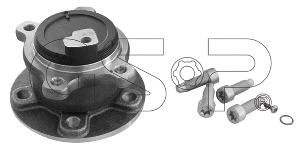 9400253K GSP Комплект подшипника ступицы колеса (фото 1)