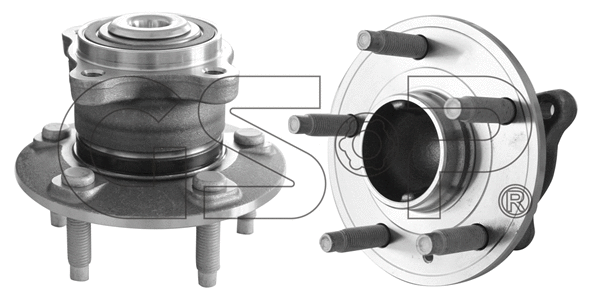 9400259 GSP Комплект подшипника ступицы колеса (фото 1)