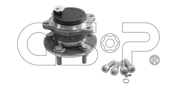 9400334K GSP Комплект подшипника ступицы колеса (фото 1)