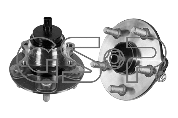 9400467 GSP Комплект подшипника ступицы колеса (фото 1)