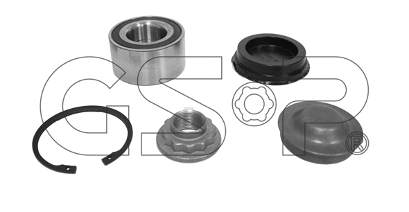 GK7065 GSP Комплект подшипника ступицы колеса (фото 1)