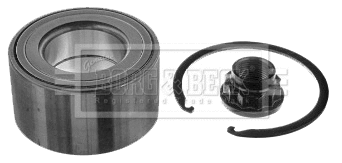 BWK1299 BORG & BECK Комплект подшипника ступицы колеса (фото 1)