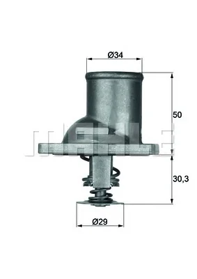 TI 1 92 BEHR/HELLA/PAGID Термостат (фото 1)