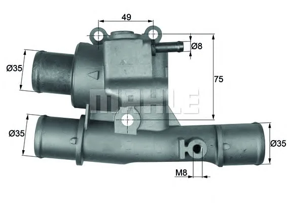 TI 130 88 BEHR/HELLA/PAGID Термостат (фото 1)