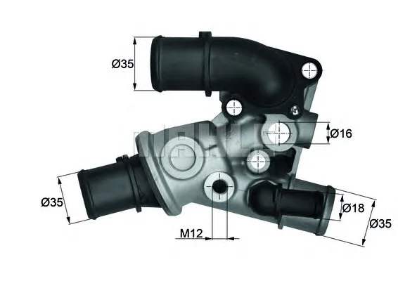 TI 131 80D BEHR/HELLA/PAGID Термостат (фото 1)