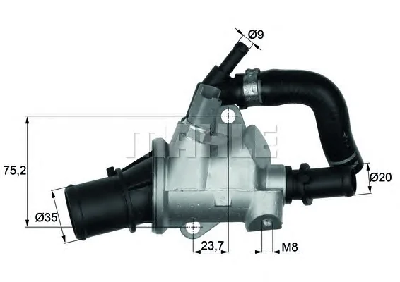 TI 145 88 BEHR/HELLA/PAGID Термостат (фото 1)