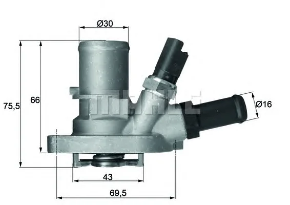 TI 149 88 BEHR/HELLA/PAGID Термостат (фото 1)