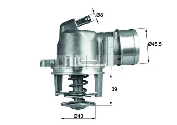 TI 208 87D BEHR/HELLA/PAGID Термостат (фото 1)