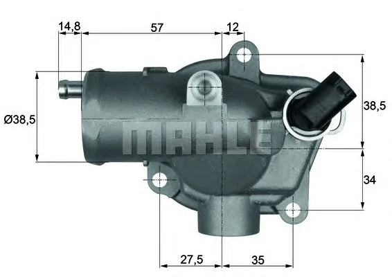 TI 28 92 BEHR/HELLA/PAGID Термостат (фото 1)