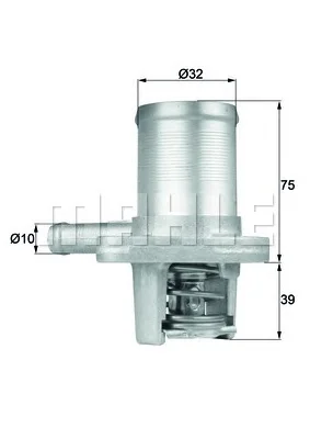 TI 40 89 BEHR/HELLA/PAGID Термостат (фото 1)