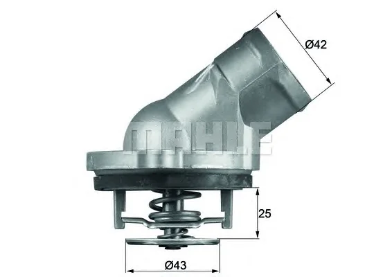 TI 45 87D BEHR/HELLA/PAGID Термостат (фото 1)