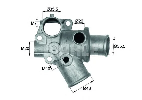 TI 75 80D BEHR/HELLA/PAGID Термостат (фото 1)