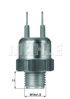 TSW 24D BEHR/HELLA/PAGID Датчик включения вентилятора радиатора (фото 1)