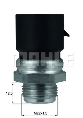 TSW 37D BEHR/HELLA/PAGID Датчик включения вентилятора радиатора (фото 1)