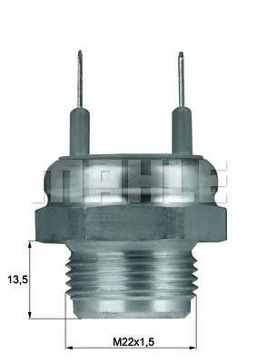 TSW 8D BEHR/HELLA/PAGID Датчик включения вентилятора радиатора (фото 1)