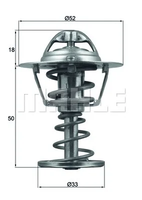 TX 126 82D BEHR/HELLA/PAGID Термостат (фото 1)