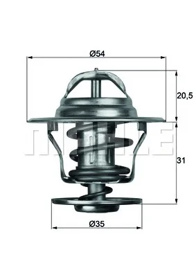 TX 13 80D BEHR/HELLA/PAGID Термостат (фото 1)