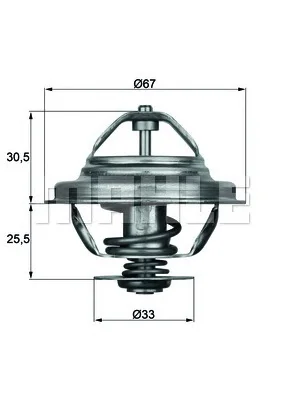 TX 27 80D BEHR/HELLA/PAGID Термостат (фото 1)