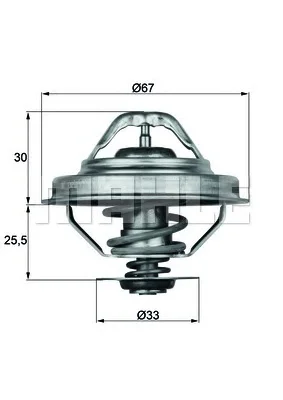 TX 28 92D BEHR/HELLA/PAGID Термостат (фото 1)