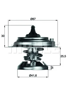 TX 29 80D BEHR/HELLA/PAGID Термостат (фото 1)