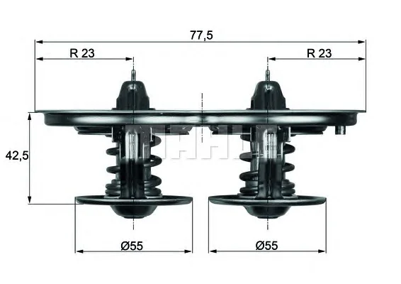 TX 32 85D BEHR/HELLA/PAGID Термостат (фото 1)