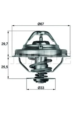 TX 38 88D BEHR/HELLA/PAGID Термостат (фото 1)