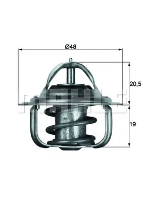 TX 5 88D BEHR/HELLA/PAGID Термостат (фото 1)