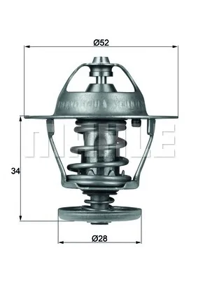 TX 68 88D BEHR/HELLA/PAGID Термостат (фото 1)