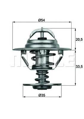 TX 8 83D BEHR/HELLA/PAGID Термостат (фото 1)