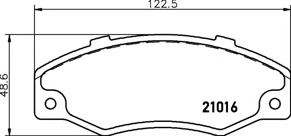 8DB 355 018-971 BEHR/HELLA/PAGID Тормозные колодки (фото 1)