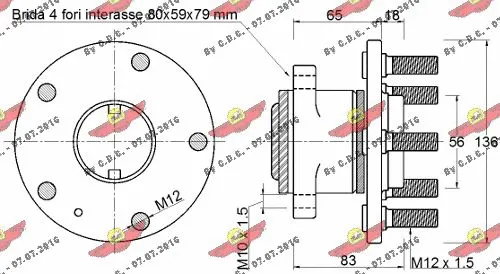 01.98252 AUTOKIT Комплект подшипника ступицы колеса (фото 2)