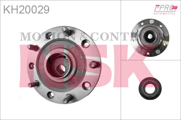KH20029 NSK/KOYO Комплект подшипника ступицы колеса (фото 1)
