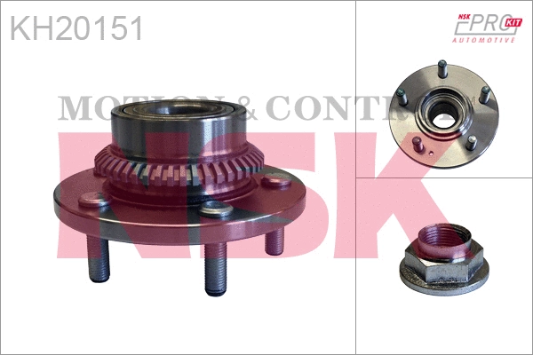 KH20151 NSK/KOYO Комплект подшипника ступицы колеса (фото 1)