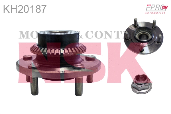 KH20187 NSK/KOYO Комплект подшипника ступицы колеса (фото 1)