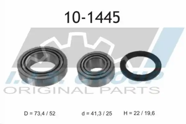10-1445 IJS GROUP Комплект подшипника ступицы колеса (фото 1)