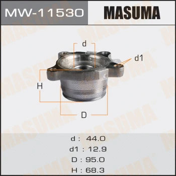 MW-11530 MASUMA Комплект подшипника ступицы колеса (фото 1)