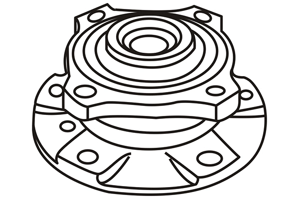 260321 WXQP Комплект подшипника ступицы колеса (фото 1)