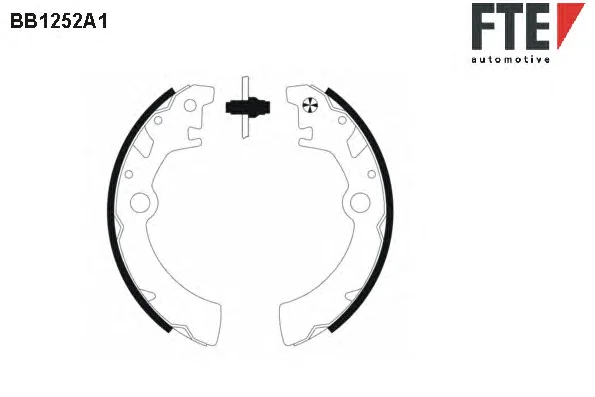 BB1252A1 FTE Тормозные колодки (фото 1)