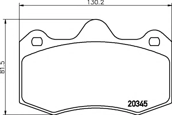 8DB 355 020-381 BEHR/HELLA/PAGID Тормозные колодки (фото 1)