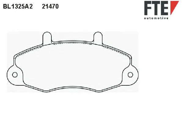 BL1325A2 FTE Тормозные колодки (фото 1)