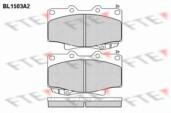 BL1503A2 FTE Тормозные колодки (фото 1)