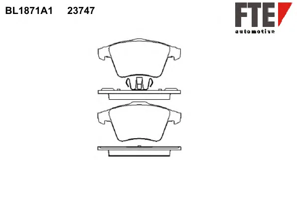 BL1871A1 FTE Тормозные колодки (фото 1)