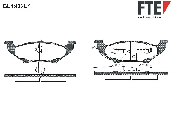 BL1962U1 FTE Тормозные колодки (фото 1)