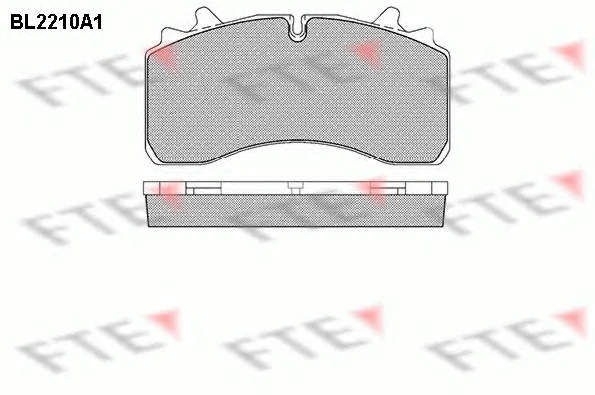 BL2210A1 FTE Тормозные колодки (фото 1)