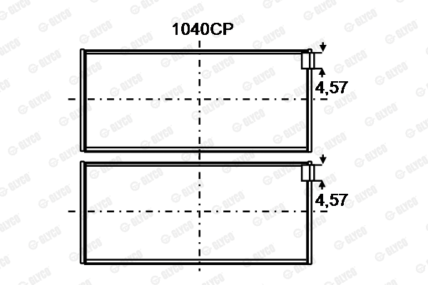 1040CP GLYCO Подшипник (фото 1)