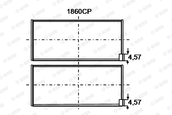 1860CP GLYCO Подшипник (фото 1)