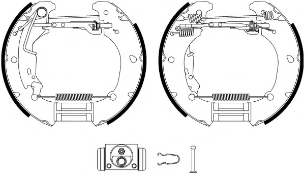 8DB 355 022-891 BEHR/HELLA/PAGID Тормозные колодки (фото 1)