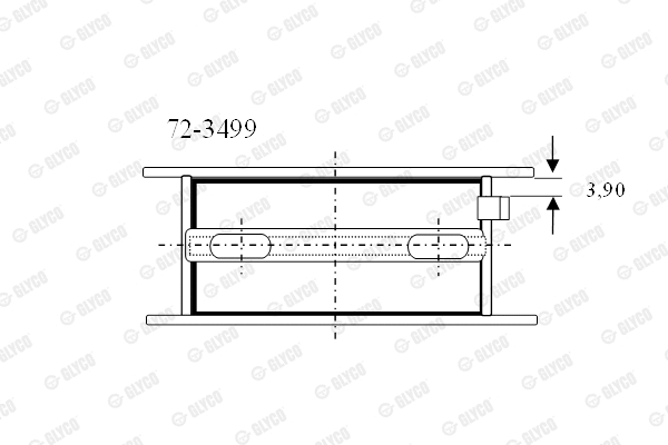 72-3499H GLYCO Подшипник (фото 1)