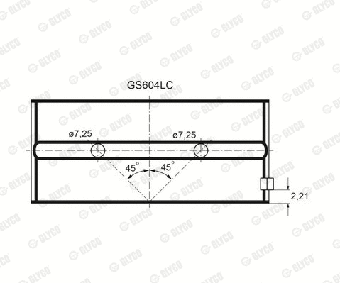 GS604LC GLYCO Подшипник (фото 1)